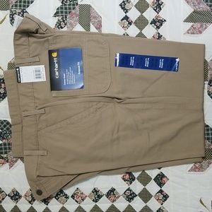 Canvas khaki pants